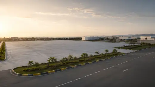 Industrial project site